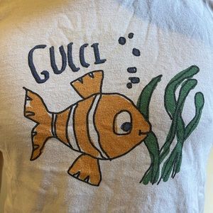MEGA YACHT gucci graphic tee